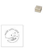 Mit Liebe gemacht Gummistempel (Stempel)