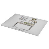 Mit Liebe gemacht, hat mir der Löffel gefallen | F Schneidebrett (Ecke)