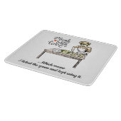 Mit Liebe gemacht, hat mir der Löffel gefallen | F Schneidebrett (Ecke)