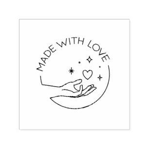 Mit Liebe gemacht Permastempel