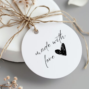Mit Liebe Gemacht Script Herz Einfach Gummistempel