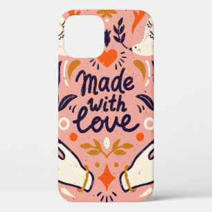 Mit Liebe gemacht symmetrische Komposition - Vinta Case-Mate iPhone Hülle