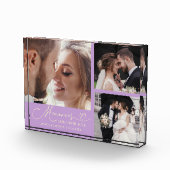 Mit Liebe gemachte Erinnerungen Wisteria-Hochzeit Fotoblock (Rechts)