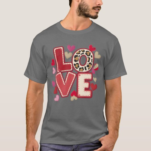 Mit Liebe genäht Freund T-Shirt (Vorderseite)