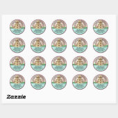 Mit Liebe geschaffen Elegant Cake Sticker (Blatt)
