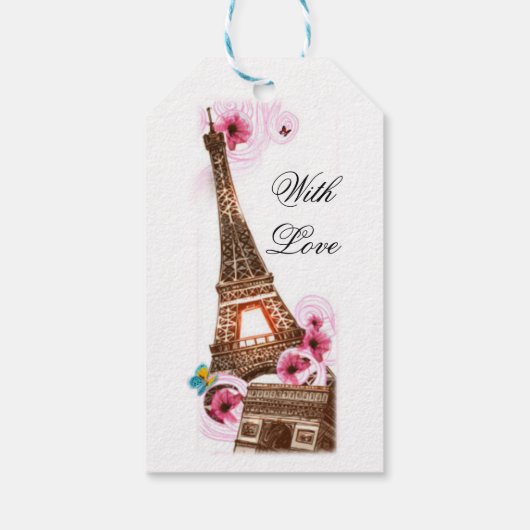 Mit Liebe Geschenkanhänger (Rückseite)