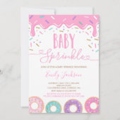 Mit Liebe gesprenkelte Sprinkle-Einladung von Donu Einladung (Vorderseite)