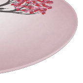 Mit Liebe Glass Cutting Board wachsen Schneidebrett (Ecke)