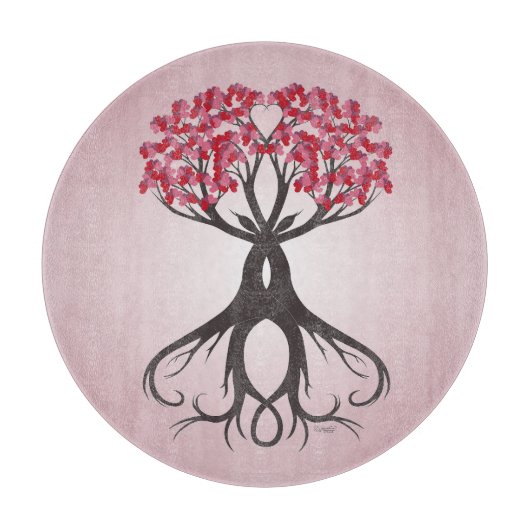 Mit Liebe Glass Cutting Board wachsen Schneidebrett (Vorderseite)