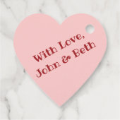 Mit Liebe Gnomes Geschenkanhänger (Rückseite)