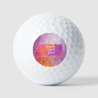 Mit Liebe Golf Ball hergestellt