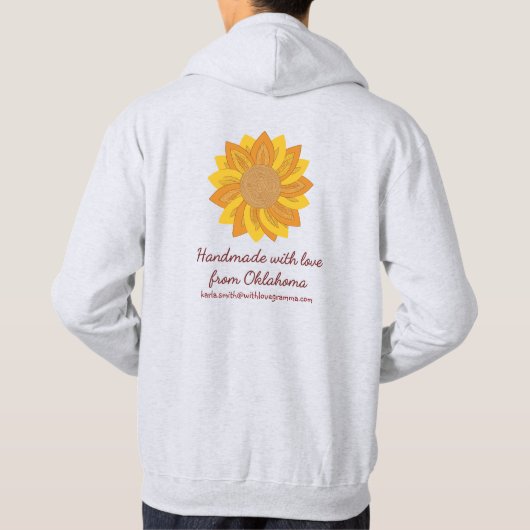 Mit Liebe, Gramma Hoodie (Rückseite)