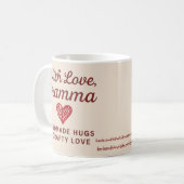 Mit Liebe, Gramma Mug Kaffeetasse (Vorderseite Links)