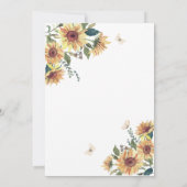 Mit Liebe Green Baby Dusche wachsen Einladung (Rückseite)