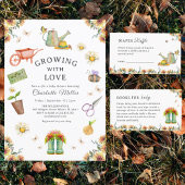 Mit Liebe Green Baby Dusche wachsen Einladung