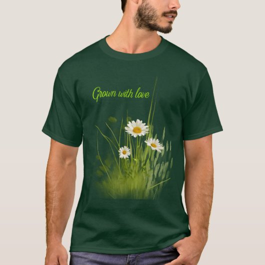Mit Liebe großgezogen Retro T-Shirt (Vorderseite)