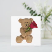 Mit Liebe Grußkarte Dankeskarte (Stehend Vorderseite)