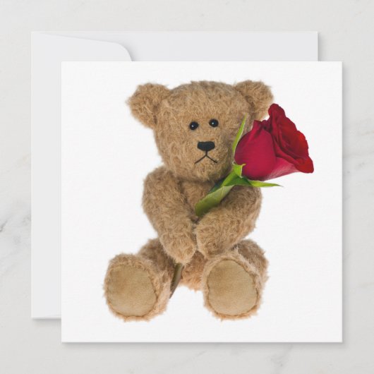 Mit Liebe Grußkarte Dankeskarte (Vorderseite)