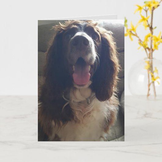 Mit Liebe Grußkarte Karte (Gelbe Blume)