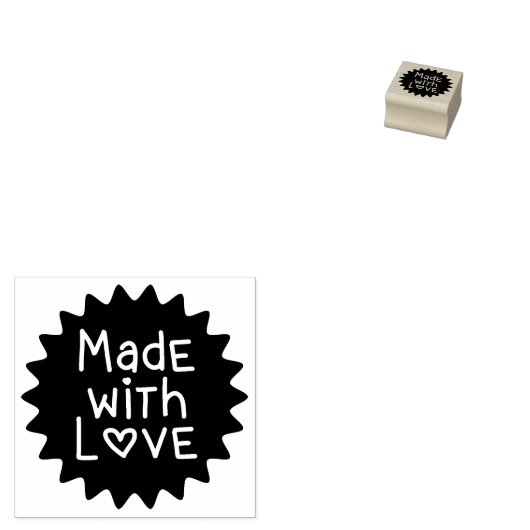 Mit Liebe, Gummistempel (Stempel)