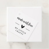 Mit Liebe, Handwerk Geschenkanhänger (Beispiel)