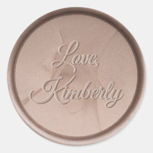 Mit Liebe Hazel Wax Siegel Sticker