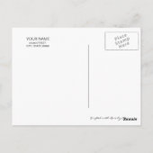 Mit Liebe Hergestellt Black Script ID193 Postkarte (Rückseite)
