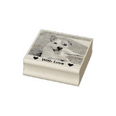 Mit Liebe Herz Custom Pet Cat Dog Foto Gummistempel (Stempel)