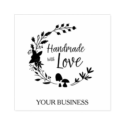 Mit Liebe Inspiriert Herbst Gummistempel (Prägung)