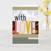 Mit Liebe Karte (Gelbe Blume)