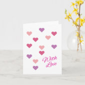 Mit Liebe Karte (Gelbe Blume)