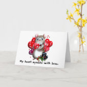 Mit Liebe Karte (Gelbe Blume)