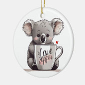 mit Liebe Keramik Ornament (Links)