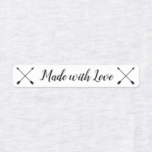 Mit Liebe-Kindern gefertigt, die Labels, Pfeile be Etiketten (Design 2)