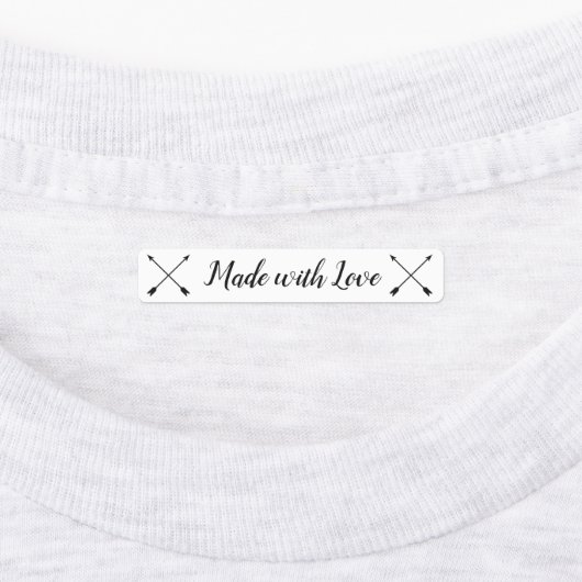 Mit Liebe-Kindern gefertigt, die Labels, Pfeile be Etiketten (Befestigt)