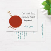 Mit Liebe Knitters Hang-Tag (Schreibtisch)