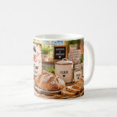 Mit Liebe & Mehl gebackene Tasse (VorderseiteRechts)