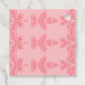 Mit Liebe mit Pfirsichblütenmotiv Geschenkanhänger (Rückseite)