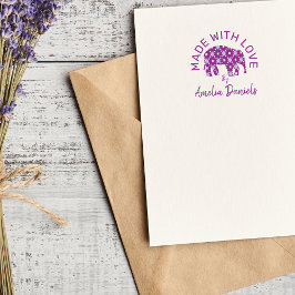 Mit Liebe Niedlicher Elefant Gummistempel