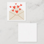 Mit Liebe Notecard (unbedruckte Innenseite) Mitteilungskarte (Vorne/Hinten)