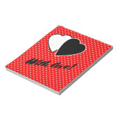 Mit Liebe! Notizblock (Rotiert)