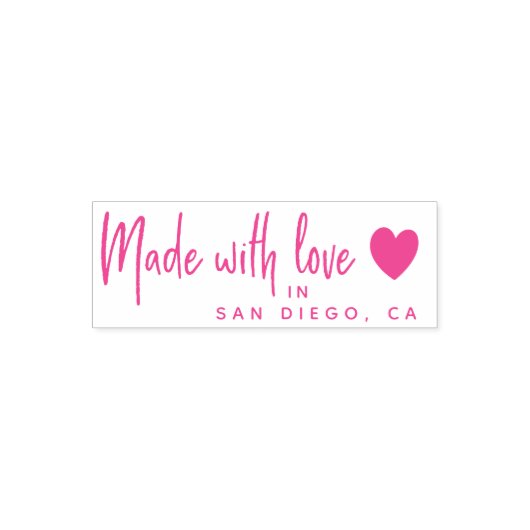 Mit Liebe, Ortsname, Kleinunternehmen Permastempel (Design)