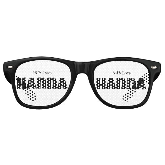 Mit Liebe personalisieren Partybrille (Vorderseite)