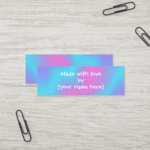 Mit Liebe Personalisierte Mini-Visitenkarte Mini Visitenkarte