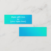 Mit Liebe Personalisierte Mini-Visitenkarte Mini Visitenkarte (Vorne/Hinten)