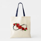 "Mit Liebe Personalisierte Rose Petal Tasche (Rückseite)