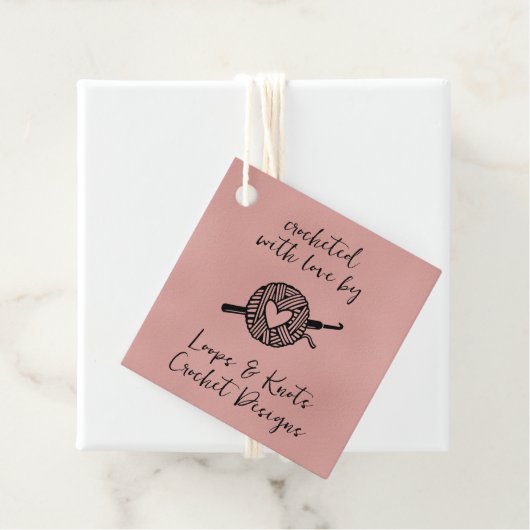 mit Liebe-Platz Geschenkanhänger (Beispiel)