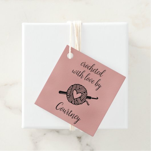 mit Liebe-Platz Geschenkanhänger (Beispiel)