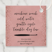 mit Liebe-Platz Geschenkanhänger (Rückseite)