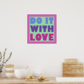 Mit Liebe Poster (Küche)